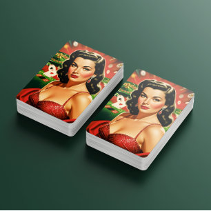 Vintage Gambling Pin-up Playing Cards