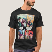 Vintage Gangster Comics Mob Boss Beats Up Henchman