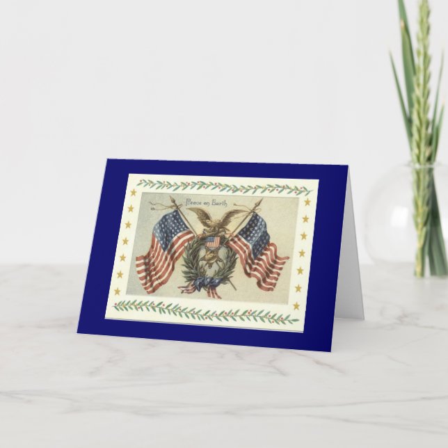 Vintage GAR Christmas Card (Front)