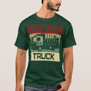 Vintage Garbage Truck Driver Trash Trucker T-Shirt