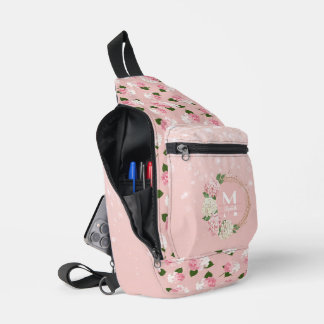 Vintage Garden Blossoms Sling Bag