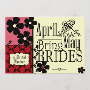 Vintage Garden Bridal Shower Invitation