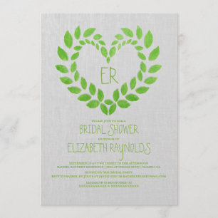 Vintage Garden Bridal Shower Invitations