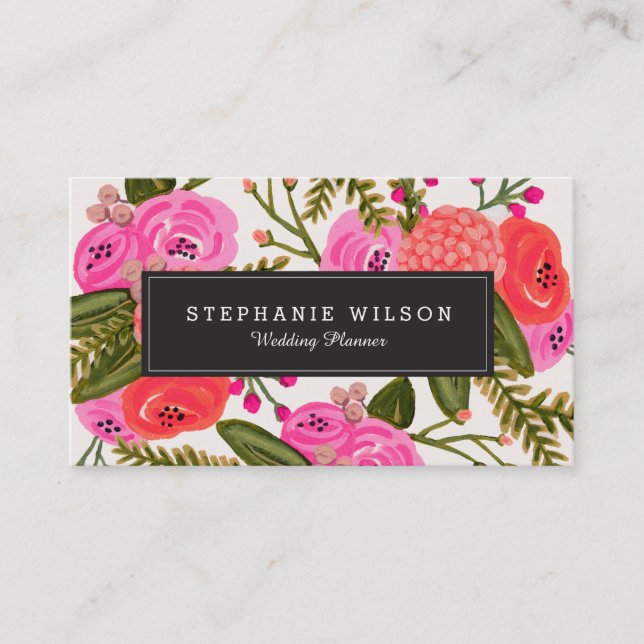 Vintage Garden Business Card (Front)