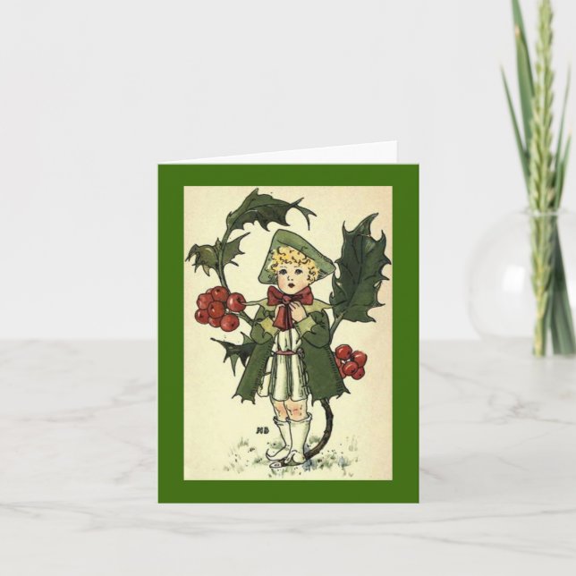 Vintage Garden Cuties Card (Front)