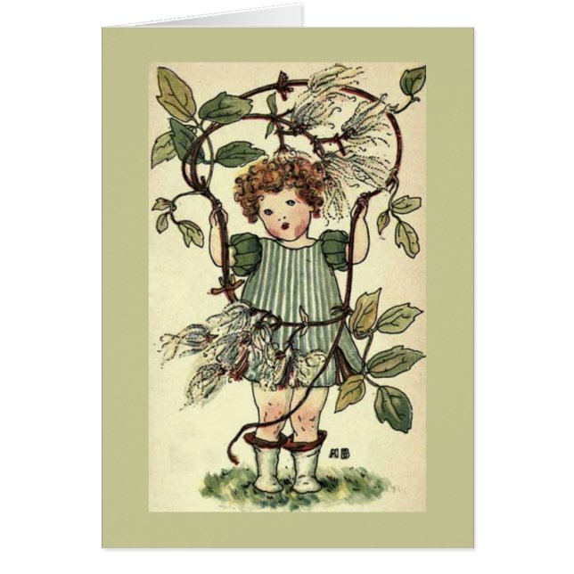 Vintage Garden Cuties Card (Front)