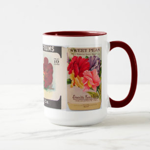 Vintage Garden Flower Power Mug