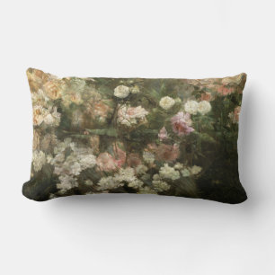 Vintage Garden in May Maria Oakey Dewing Lumbar Cushion
