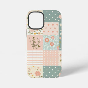 Vintage Garden Patchwork in Dusty Rose & Lavender iPhone 12 Mini Case