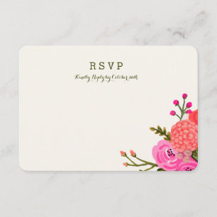 Vintage Garden Response Card (Blank)