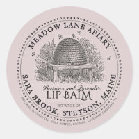 Vintage Garden Skep Beeswax Lip Balm