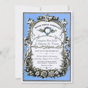 Vintage Garden Wedding Invitations