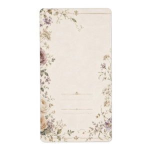 Vintage Garden Wedding Stationery style