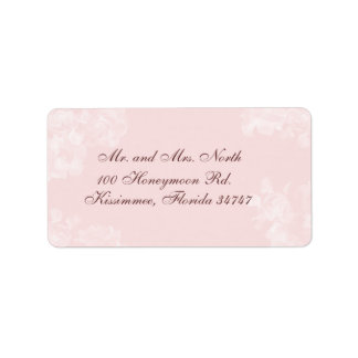 Vintage Gardenia Address Label