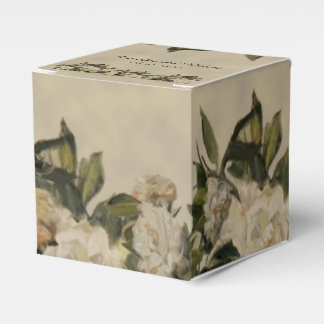 Vintage Gardenia Wedding Favour Box