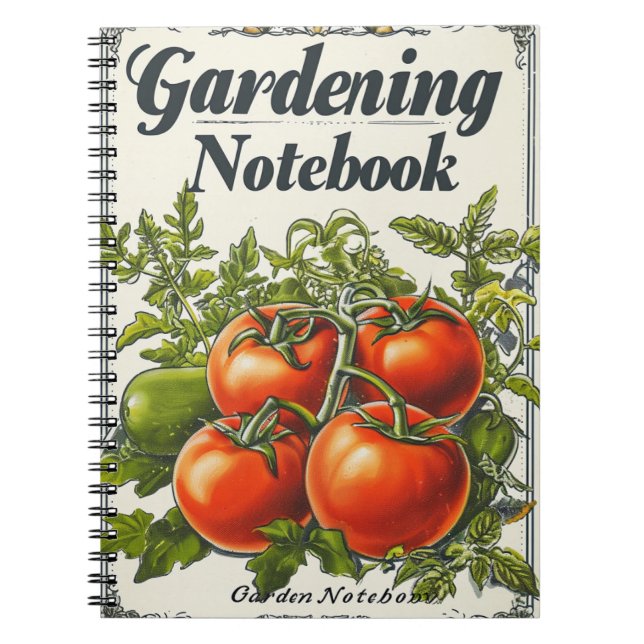 Vintage Gardening Notebook (Front)