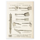 Vintage Gardening Tools Catalogue Decoupage