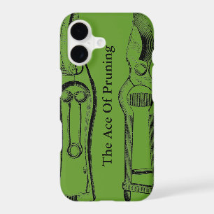 VINTAGE Gardening Tools Green Pruners Iphone Case