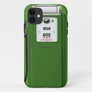Vintage Gasoline Pump iPhone 11 Case