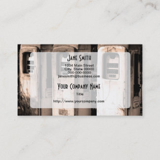 Vintage Gasoline Pumps Business Card