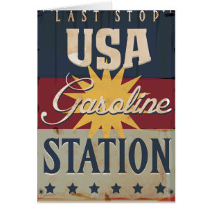 Vintage Gasoline Sign