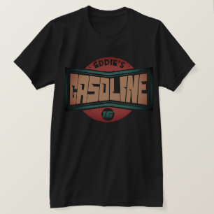 Vintage gasoline sign retro badge costumisable  T- T-Shirt