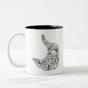 Vintage Gastroenterology - gastroenterologist gift Two-Tone Coffee Mug