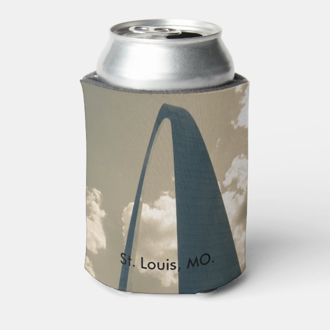 Vintage Gateway Arch Can Cooler (Can Back)