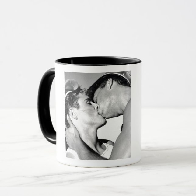 Vintage Gay Men Sailors Kiss DADT  Mug (Front Left)
