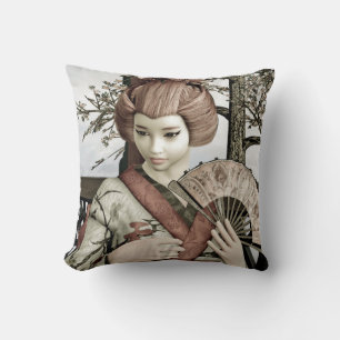 Vintage Geisha Cushion