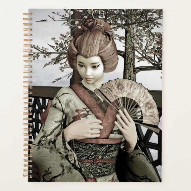 Vintage Geisha Planner (Front)