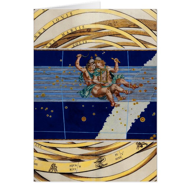 Vintage Gemini Star Chart (Front)
