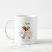 Vintage Gemini Zodiac Astrology Horoscope Sign