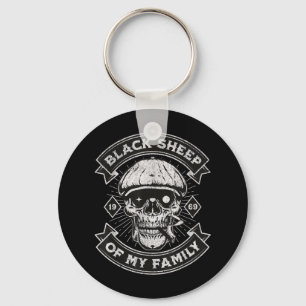 Vintage Generation X - Est 1969 Black Sheep Of My Key Ring