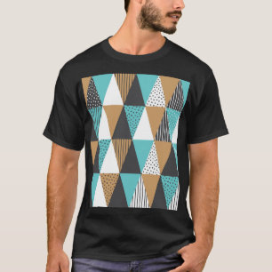 Vintage Geometric: Abstract Illustration. T-Shirt