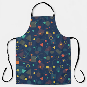 Vintage Geometric Art Pattern Geometric Photograph Apron