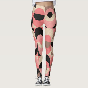 Vintage Geometric: Classic Seamless Pattern Leggings