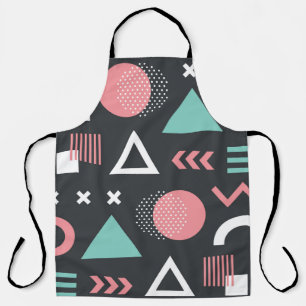 Vintage geometric figures: seamless design. apron