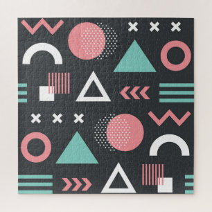 Vintage geometric figures: seamless design. jigsaw puzzle