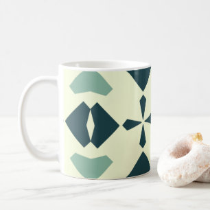 Vintage Geometric Pattern Coffee Mug