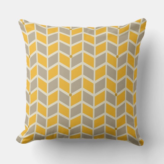 Vintage Geometric Pattern  Cushion (Front)