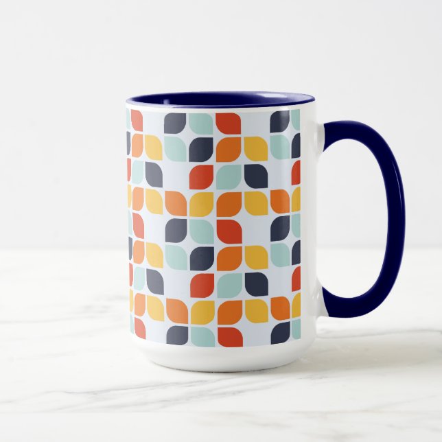 Vintage Geometric Pattern Mug (Right)
