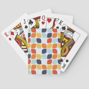 Vintage Geometric Pattern Playing Cards