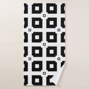 Vintage geometric pattern. Repeating elements styl Bath Towel