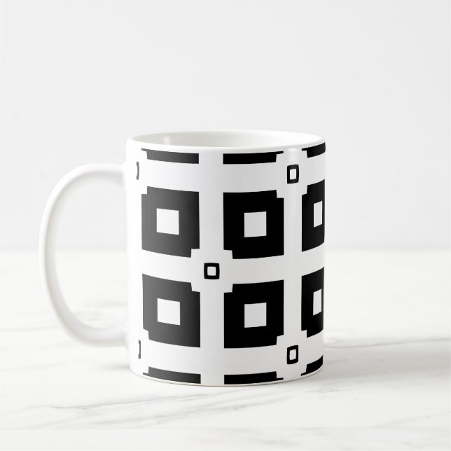 Vintage geometric pattern. Repeating elements styl Coffee Mug (Left)