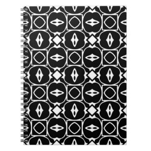 Vintage geometric pattern. Repeating elements styl Notebook