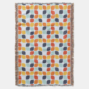 Vintage Geometric Pattern Throw Blanket