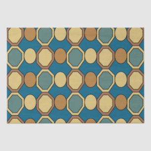 Vintage Geometric Shapes Mid Century Modern  Tissue Paper