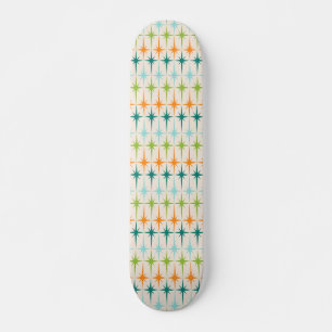 Vintage Geometric Starbursts Skateboard