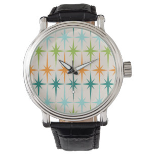 Vintage Geometric Starbursts Watch